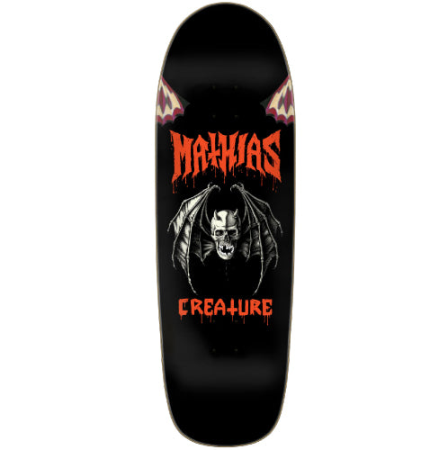 Creature Torres Skull Bat Skateboard Deck 9.55"