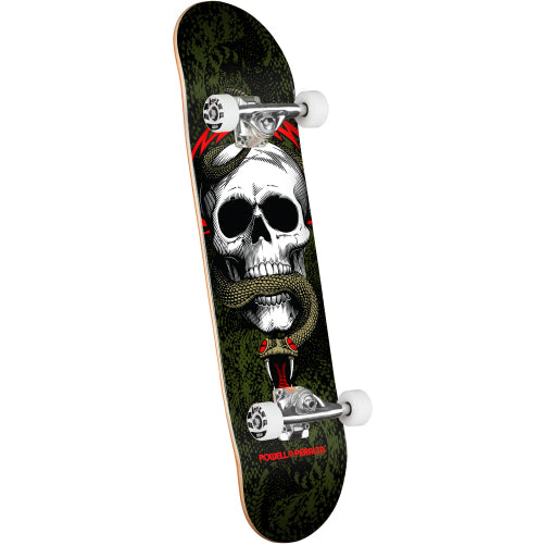 Powell Peralta Skull & Snake Complete Skateboard Black/Green 8.25"