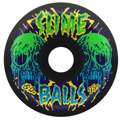Santa Cruz Slime Balls Skull Vomits Skateboard Wheels 60MM 95A front