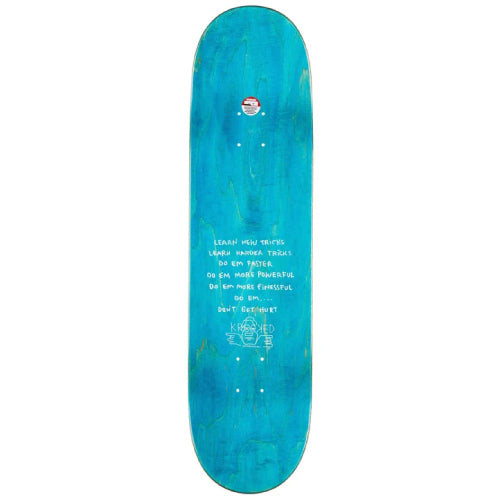 Krooked Team Skull & Sword Skateboard Deck 8.25" top