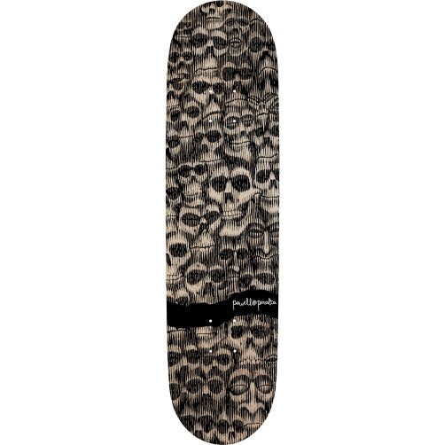 Powell Peralta Color Me Skullz Griptape - Clear 10.5" applied