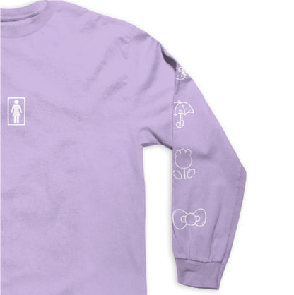 Girl X Hello Kitty 50th Anniversary Long Sleeve - Lavender