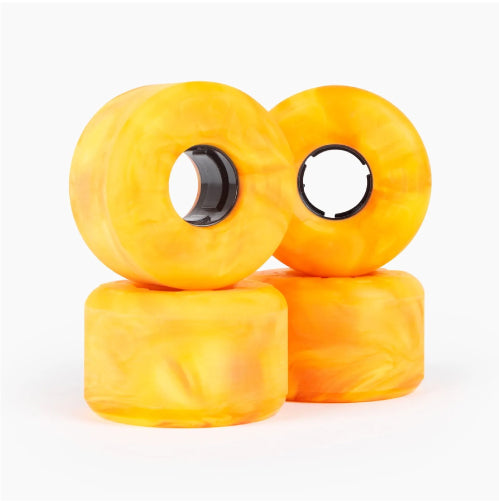 Hawgs Lil EZ Slide Orange/Yellow Swirl 63MM 83A set