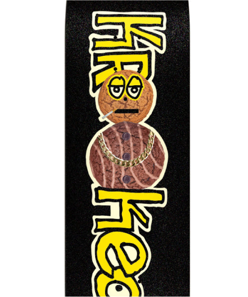 Krooked X Quarter Snacks Snackman Skateboard Deck 8.5" close