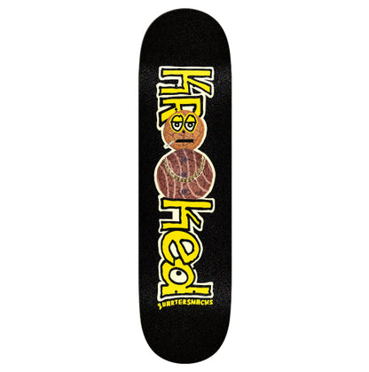 Krooked X Quarter Snacks Snackman Skateboard Deck 8.5" full