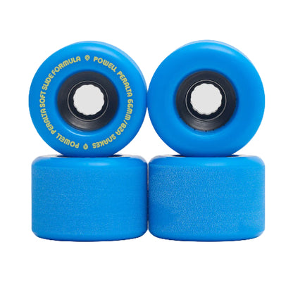 Powell Peralta Snakes Wheels 66MM 82A blue set