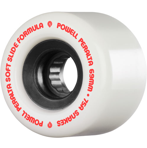 Powell Peralta Snakes Wheels 69MM 75A white