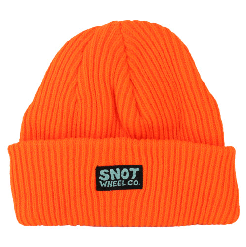 Snot Wheel Co Beanie - Safety Orange