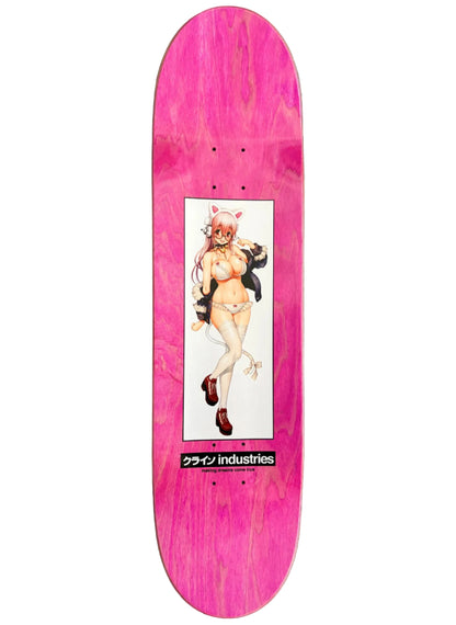 Hook-Ups Jeremy Klein Sonico Cat Girl Skateboard Deck 8.5" top full
