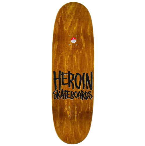 Heroin Space Egg 3 Skateboard Deck 10" top
