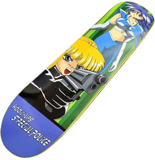 Hook-Ups 30 Years Special Police Skateboard Deck 7.5" photo close