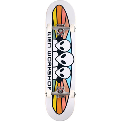 Alien Workshop Spectrum Complete Skateboard White/Pastel 7.75" full