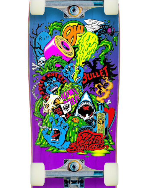 Santa Cruz Speed Wheels Cruiser Complete 31.7" graphic