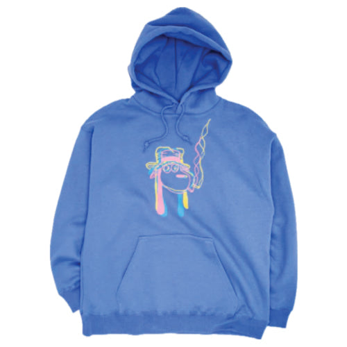 Fucking Awesome Spike Test Print Store Hoodie - Granada Sky