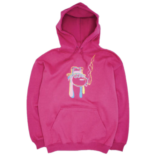 Fucking Awesome Spike Test Print Store Hoodie - Magenta