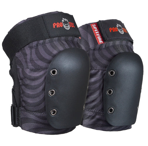Pro-Tec X Spitfire Jr. Street 3-Pack Open Back Pad Set knee