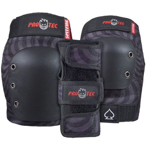 Pro-Tec X Spitfire Jr. Street 3-Pack Open Back Pad Set