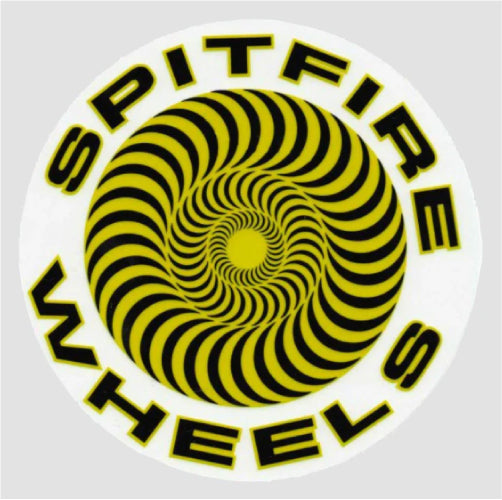 Spitfire Wheels Swirl Sticker 7.5" - Assorted Colors