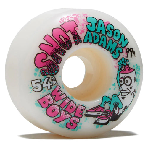 Snot Wide Boys Jason Adams Wheels White 54MM 99A