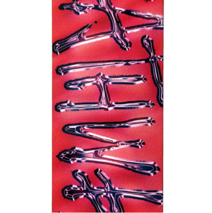 Deathwish OG Spray Chrome Red Skateboard Deck 8.38" graphic