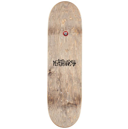 Deathwish OG Spray Chrome Red Skateboard Deck 8.38" top