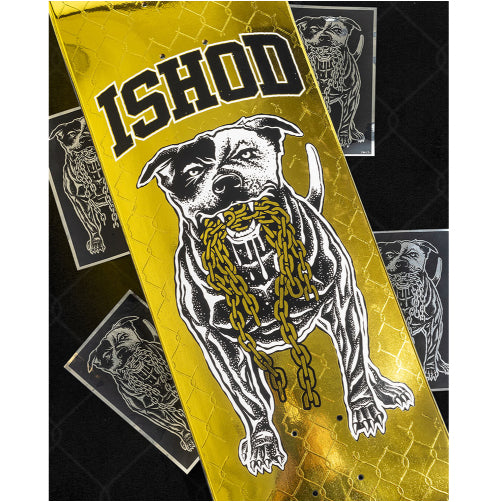 Real Ishod Good Dog Limited SSD Hand Numbered Gold Deck 8.5"