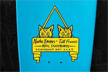 Real Natas Kaupas X Todd Francis SSD25 Panther Skateboard Deck 10.91"