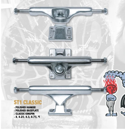 Slappy ST1 Classic Polished Trucks  10.0" (Set of 2)