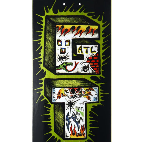 Antihero Taylor Stacked Skateboard Deck 8.38"