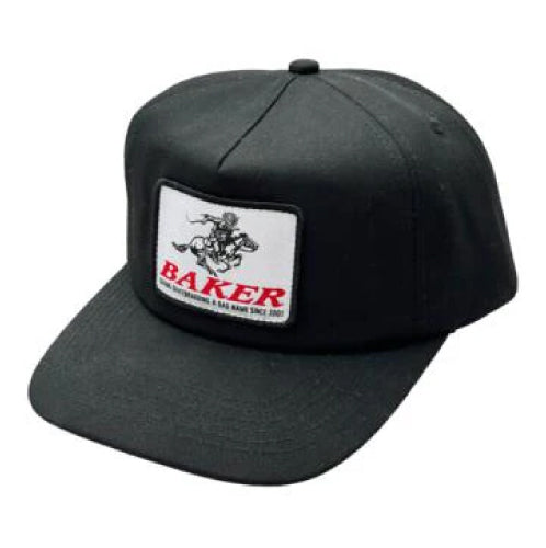 Baker Stallion Snapback Hat - Black