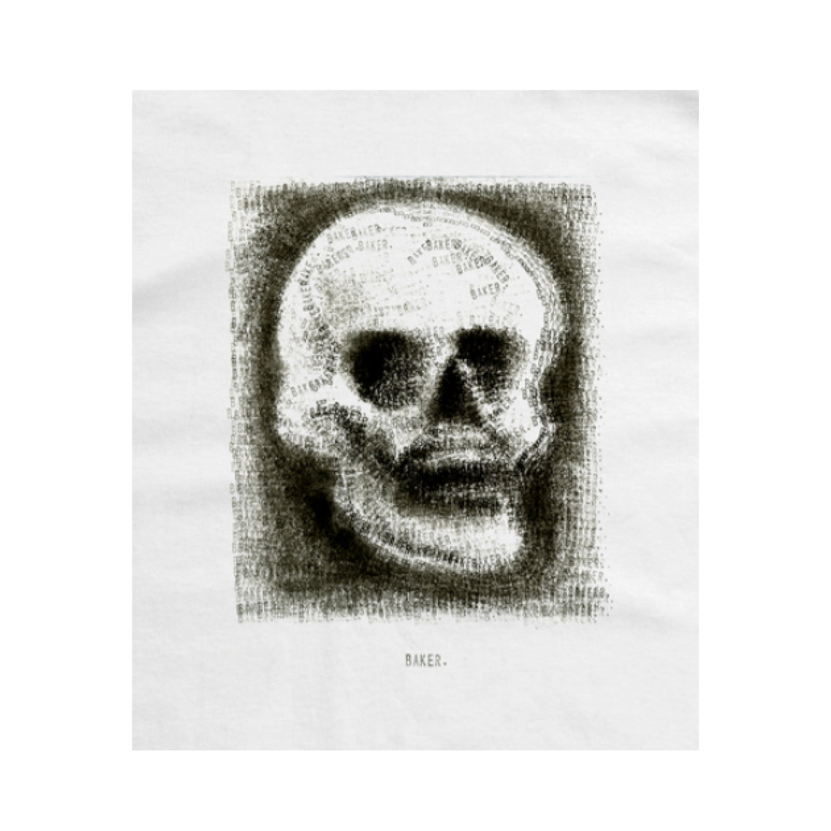 Baker Stamp Mode Tee - White graphic