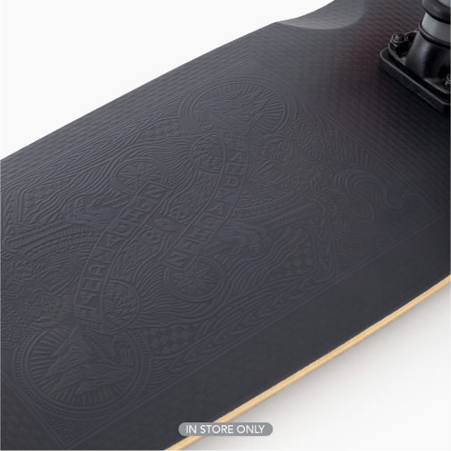 Landyachtz Dinghy Coffin Stealth Card Complete 28.2" graphic