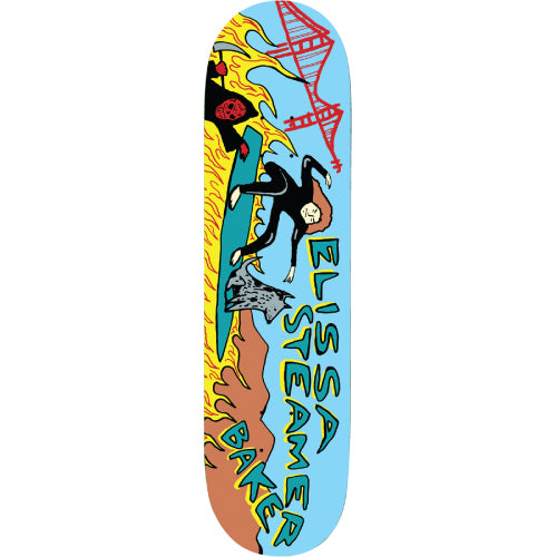 Baker Steamer Rippin Ranman Skateboard Deck 8.25"