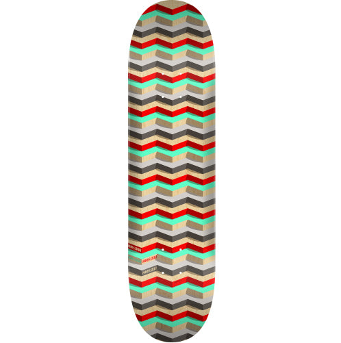 Mini Logo Pattern Steps Skateboard Deck 8.5"