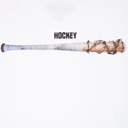 Hockey Steriods Tee - White graphic