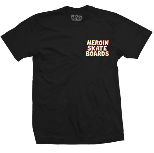 Heroin Skateboards Stingee Thingee Tee - Black