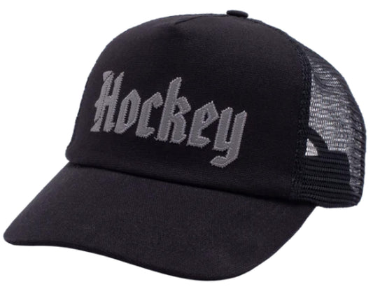 Hockey Stone Trucker Hat - Black profile