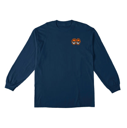 Krooked Strait Eyes Long Sleeve Tee - Navy