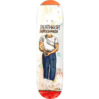 Deathwish Yuri Strapped Skateboard Deck 8.25" full
