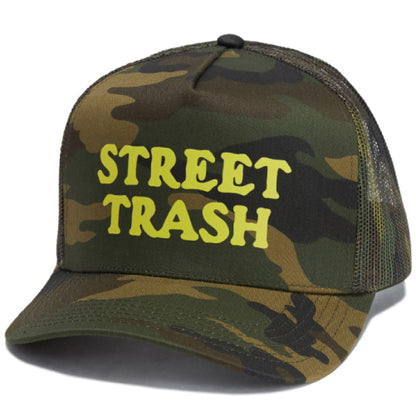 Deathwish Street Trash Trucker Hat - Camo front