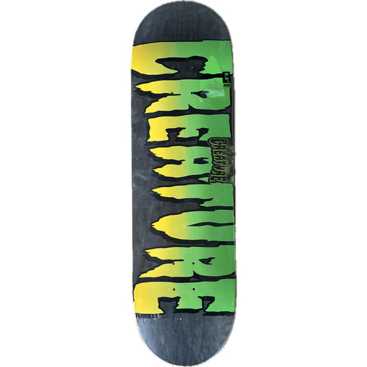 Creature Logo Stumps Skateboard Deck 8.8" grey veneer