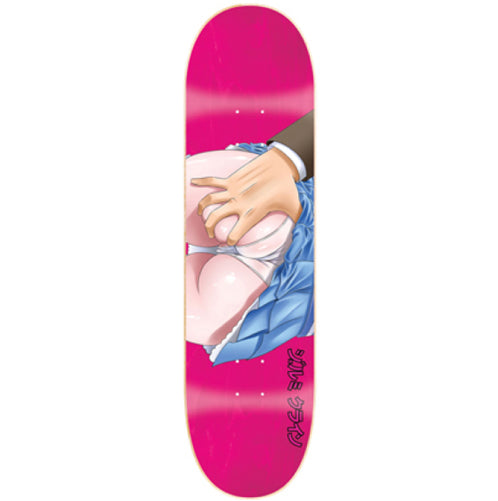 Hook-Ups Subway Pervert Skateboard Deck 8.25" pink veneer