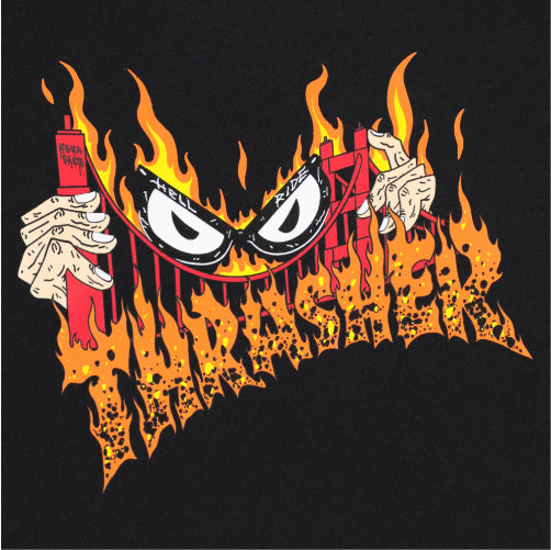 Thrasher X Neckface Sucka Free Tee - Black