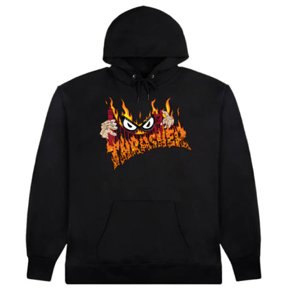 Thrasher X Neckface Sucka Free Hoodie - Black