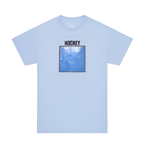 Hockey God of Suffer 3 Tee light blue