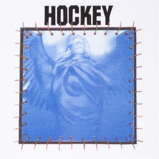 Hockey God of Suffer 3 Tee white graphic