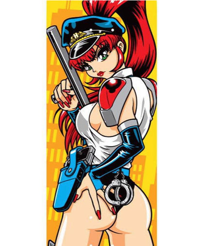 Hook-Ups Supercop Skateboard Deck 8.25" close