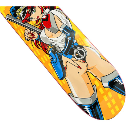 Hook-Ups Supercop Skateboard Deck 8.25" photo close