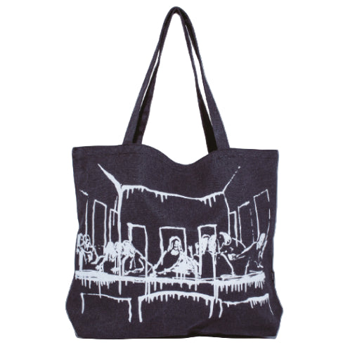 Fucking Awesome Last Supper Tote Bag - Black/White