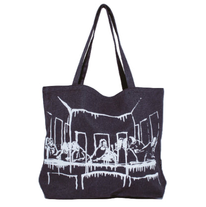 Fucking Awesome Last Supper Tote Bag - Black/White